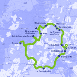 Le tour du Gard en camping-car